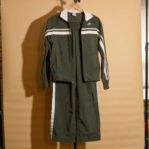 Vintage 2000's Olive Green Nike Track Suit